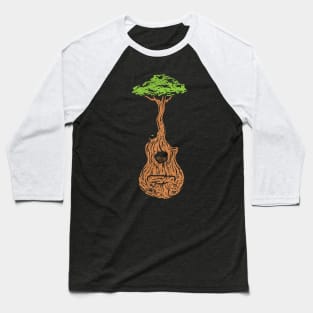 Guitar Tree Baseball T-Shirt